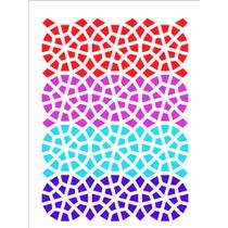 Stencil Sp. 15x20 2350 Estamp. Vitral I Stencil Sp. 15x20 2350 Estamp. Vitral I