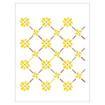 Stencil Sp. 15X20 244 Cerca Flores Stencil Sp. 15X20 244 Cerca Flores