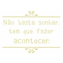 Stencil Sp. 15x20 2446 Frase Nao Basta