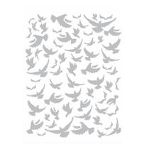 Stencil Sp. 15X20 2841 Estamp. Pássaros