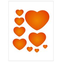 Stencil Sp. 15x20 379 Coracoes Patchwork