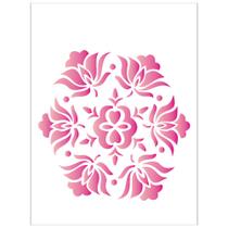 Stencil Sp. 15x20 424 Mandala Flores Ii