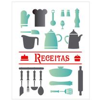 Stencil Sp. 20X25 1439 Estampas Receita