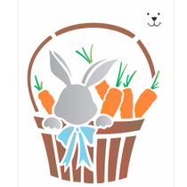 Stencil Sp. 20x25 1908 Cesta Coelho Stencil Sp. 20x25 1908 Cesta Coelho