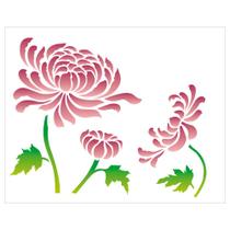 Stencil Sp. 20X25 2182 Flor Crisantemo