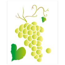 Stencil Sp. 20x25 2187 Frutas Uva Ii