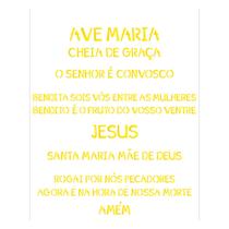 Stencil Sp. 20X25 2193 Oracao Ave Maria - OPA