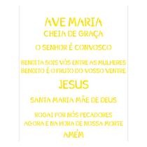 Stencil Sp. 20X25 2193 Oracao Ave Maria