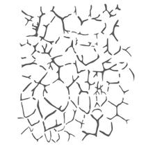 Stencil Sp. 20x25 2267 Est. Craquele Ii