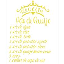 Stencil Sp. 20x25 2287 Rec. Pao de Que Stencil Sp. 20x25 2287 Rec. Pao de Que