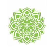 Stencil Sp. 20x25 2461 Manda. Flor Renda