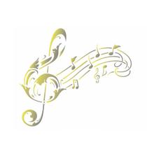 Stencil Sp. 20X25 2587 Nota Musical Stencil Sp. 20X25 2587 Nota Musical