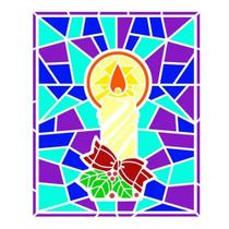 Stencil Sp. 20x25 2742 Vitral Vela