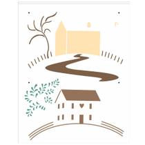 Stencil Sp. 20x25 2962 Country Casa Iii