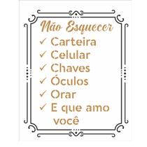 Stencil Sp. 20x25 2984 Palavras Não Esqu