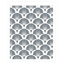 Stencil Sp. 20x25 3099 Est. Leque Stencil Sp. 20x25 3099 Est. Leque