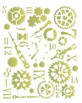 Stencil Sp. 20x25 3115 Steampunk Art Eng