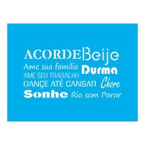 Stencil Tamako Acorde Beije Ame - 15X20Cm - Ref 8718