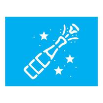 Stencil Tamako Ano Novo - 15X20Cm - Ref A3298 Stencil Tamako Ano Novo - 15X20Cm - Ref A3298