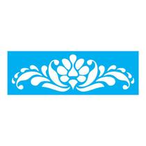 Stencil Tamako Arabesco - 10X30Cm - Ref 7557 Stencil Tamako Arabesco - 10X30Cm - Ref 7557