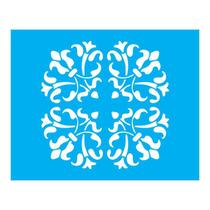 Stencil Tamako Arabesco - 20X25Cm - Ref B360