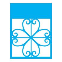 Stencil Tamako Arabesco Vitral - 15X20Cm - Ref 846