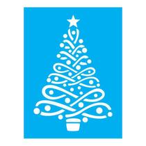 Stencil Tamako Árvore Natal - 15X20Cm - Ref 918