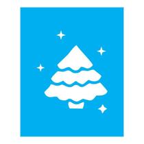 Stencil Tamako Árvore Natal - 20X25Cm - Ref B637