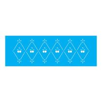 Stencil Tamako Barrado - 10X30Cm - Ref 7692