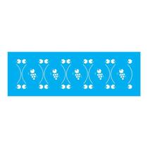 Stencil Tamako Barrado - 10X30Cm - Ref 7704