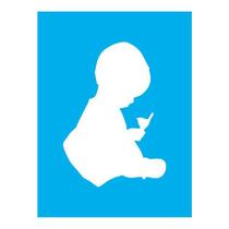 Stencil Tamako Bebê - 15X20Cm - Ref 8786