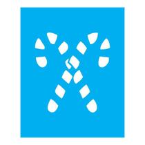 Stencil Tamako Bengalas Natal - 20X25Cm - Ref B647