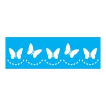 Stencil Tamako Borboleta - 10X30Cm - Ref 740