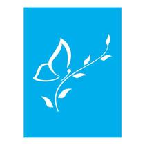 Stencil Tamako Borboleta - 15X20Cm - Ref 8818