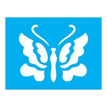 Stencil Tamako Borboleta - 15X20Cm - Ref A3048