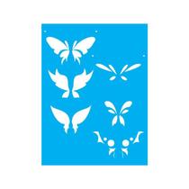 Stencil Tamako Borboletas - 15X20Cm - Ref 8523
