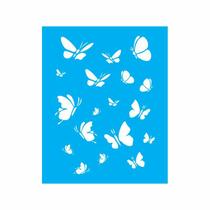 Stencil Tamako Borboletas - 20X25Cm - Ref 9020