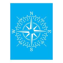 Stencil Tamako Bússola - 15X20Cm - Ref 263 Stencil Tamako Bússola - 15X20Cm - Ref 263