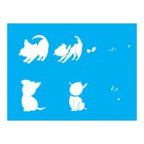 Stencil Tamako Cachorro - 15X20Cm - Ref 8972