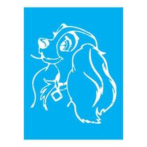 Stencil Tamako Cachorro - 15X20Cm - Ref A3509