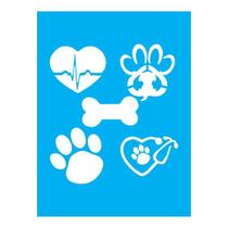 Stencil Tamako Cachorro - 15X20Cm - Ref A3535