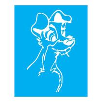 Stencil Tamako Cachorro - 20X25Cm - Ref B875