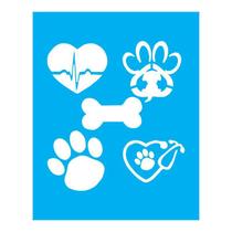 Stencil Tamako Cachorro - 20X25Cm - Ref B902