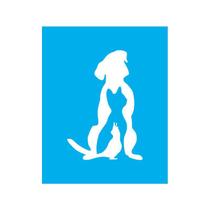 Stencil Tamako Cachorro Gato Pássaro - 20X25Cm - Ref 9411 Stencil Tamako Cachorro Gato Pássaro - 20X25Cm - Ref 9411