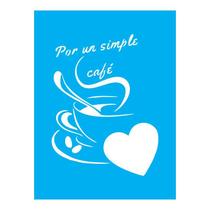 Stencil Tamako Café 15x20cm - Personalize Superfícies Stencil Tamako Café 15x20cm - Personalize Superfícies
