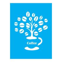 Stencil Tamako Café - 15X20Cm - Ref 8905 Stencil Tamako Café - 15X20Cm - Ref 8905