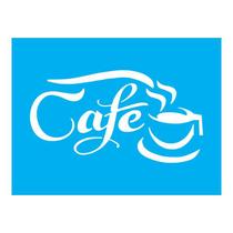 Stencil Tamako Café - 15X20Cm - Ref A2528 Stencil Tamako Café - 15X20Cm - Ref A2528