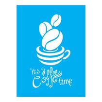 Stencil Tamako Café - 15X20Cm - Ref A2570 Stencil Tamako Café - 15X20Cm - Ref A2570