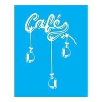 Stencil Tamako Café - 15X20Cm - Ref A3442 Stencil Tamako Café - 15X20Cm - Ref A3442