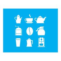 Stencil Tamako Café - 20X25Cm - Ref 9429 Stencil Tamako Café - 20X25Cm - Ref 9429